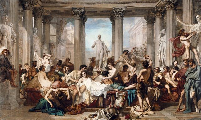 Les Romains de la décadence (Thomas Couture, 1847)